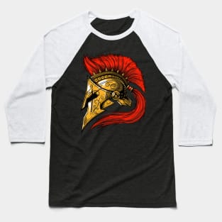 Spartan Helmet Baseball T-Shirt